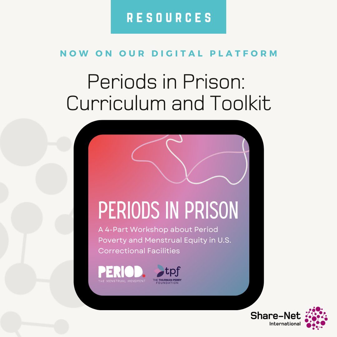 Learn about #PeriodPoverty &amp; Menstrual Equity in U.S. Correctional Facilities, by Regan Moss @PERIODmovement, &amp; Gabrielle Perry @thurmanperryfdn!

👉Period Poverty 
👉Managing a period while incarcerated
👉Menstrual equity
👉Ways to take action

eu1.hubs.ly/H09PqR_0