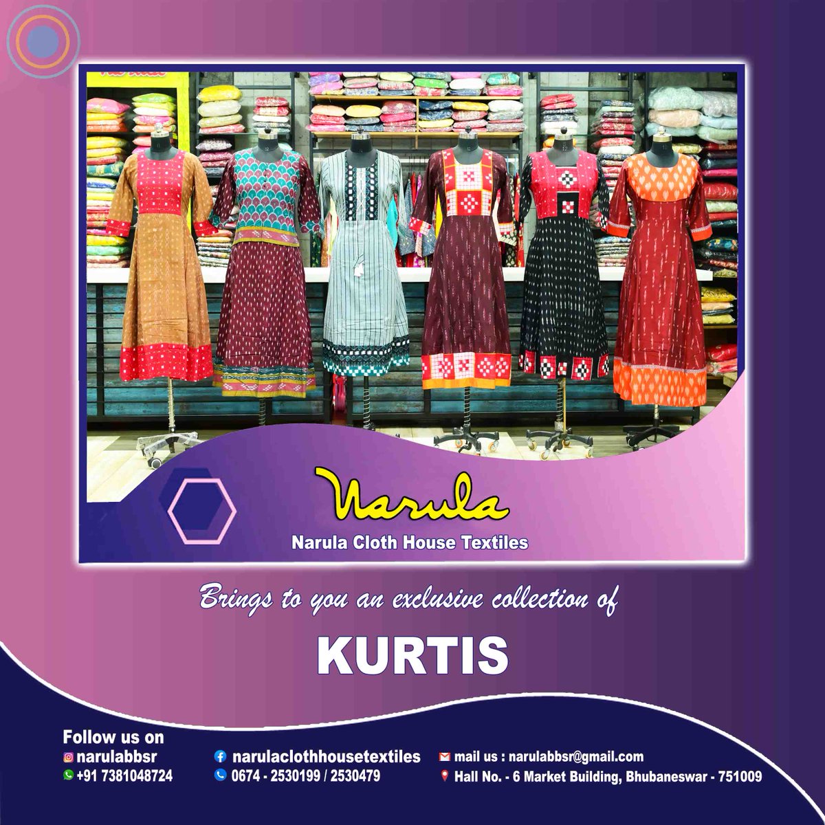 ClothNarula's tweet photo. For Order/Inquiry Whatsapp Us On : 91 7381048724
#onlineshop#onlinestore#bhubaneswarmarketbuilding#Bhubaneswar#narula#cloth#house#textiles
#narulacloth#narulaclothhousetextiles https://t.co/PGGl6kdUDc