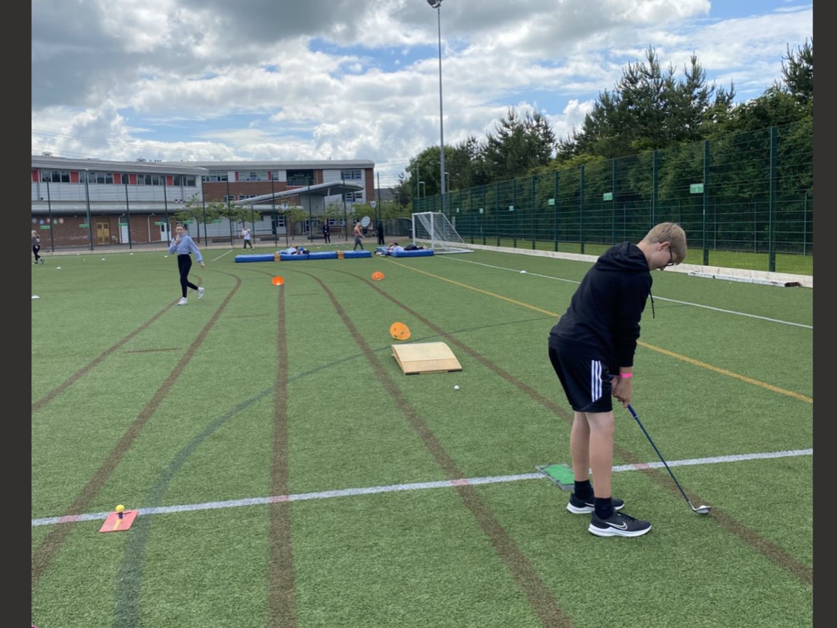 Health Week.. completed it. ✅ 
BGE and Senior sports day 🏃‍♂️ 
S1 Football and Dodgeball ⚽️ 🟣
Sport and Fitness Careers fair <a href="/DYW_ForthValley/">DYW Forth Valley</a> 
Sports Leaders Interhouse BGE and Seniors ⛳️ 🚲 
Celebration of a Success awards 🤩🏆
Set for for Success completion 🎾