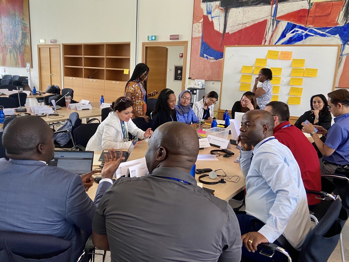 IloProspects's tweet photo. 🤖💁Building a more inclusive future!

On #WorldRefugeeDay, 1⃣1⃣5⃣ participants from 30 countries gathered at the @ITCILO Employment Academy to discuss  "how digitalization &amp; #AI can boost the inclusion of #refugees &amp; underserved groups in the digital economy. https://t.co/4Uc2KRLwcs