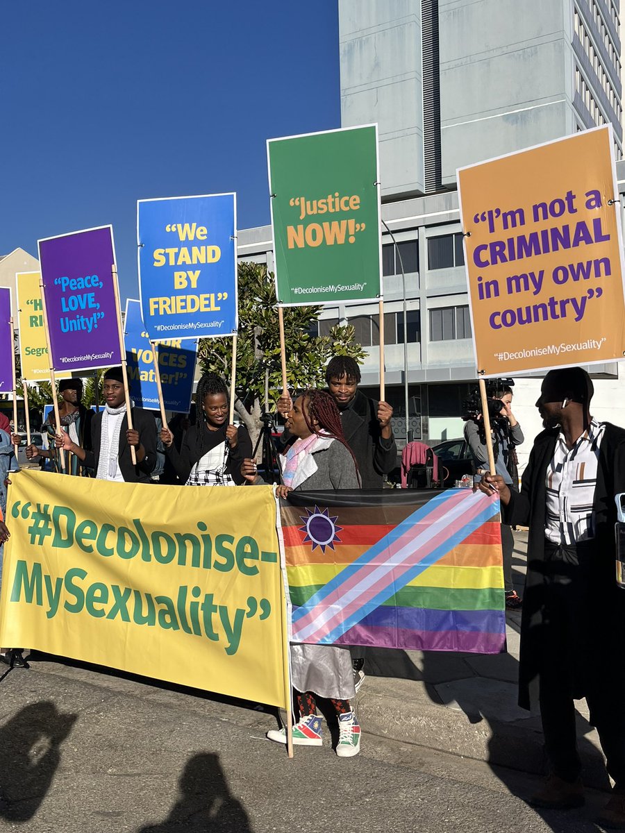 EqualNamibia's tweet image. Breaking: High Court Declares the Sodomy Law Unconstitutional 🏳️‍🌈🇳🇦🏳️‍⚧️