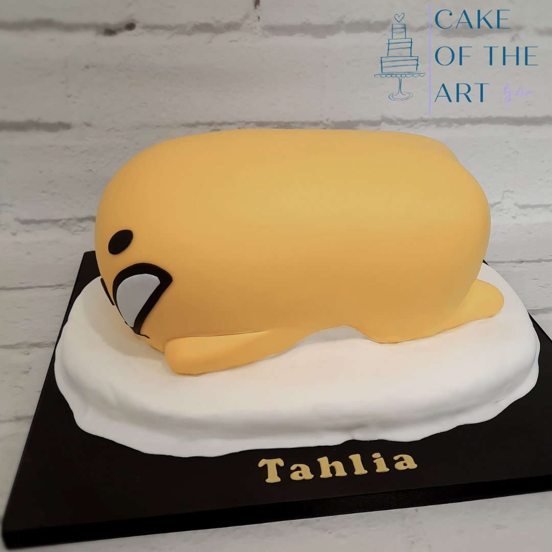 Misswissy's tweet image. #gudetama #cake