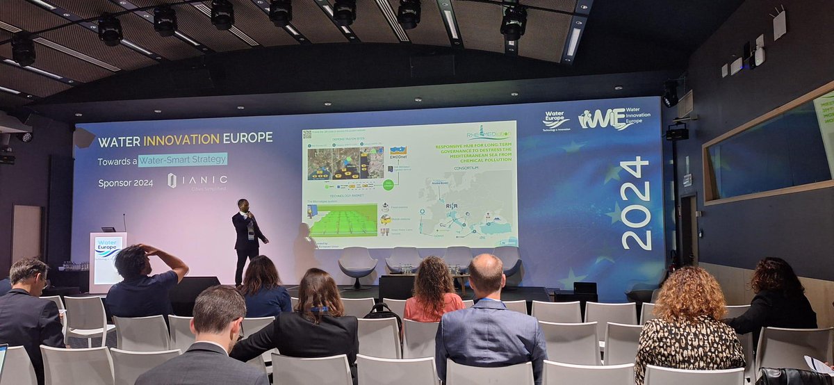 #RHEMEDIATION was featured at Water Innovation Europe 2024, showcasing innovative water sector solutions. The project presented a cutting-edge water-smart strategy to tackle water pollution, a crucial challenge for our planet's future.