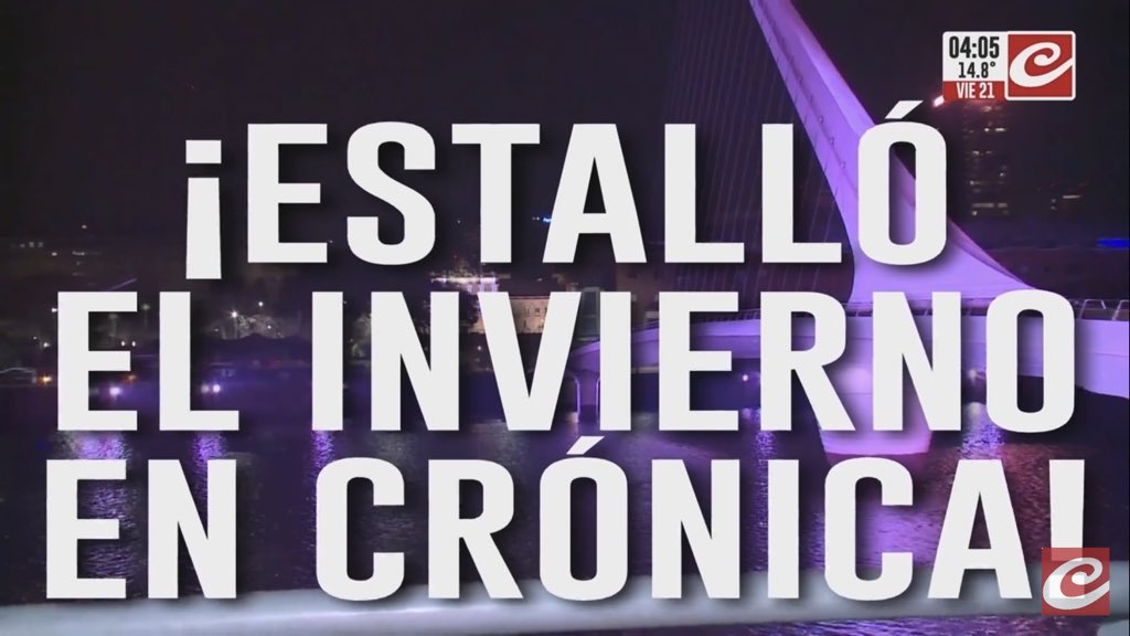 ESTALLÓ EL INVIERNO EN <a href="/CronicaTV/">Crónica</a> ❄️ #EsMuyTemprano