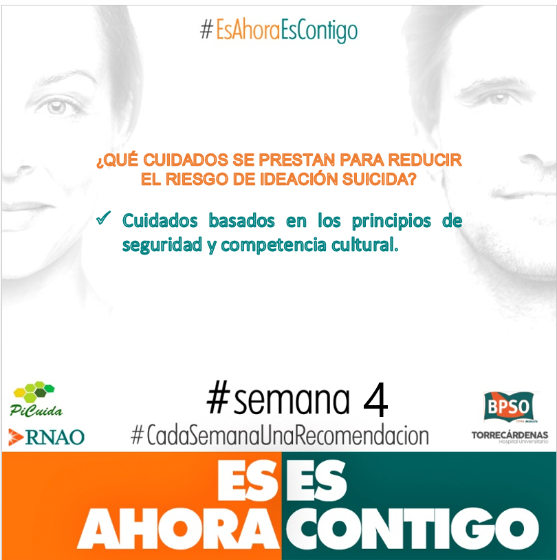 BPSO_HUT's tweet photo. El equipo Bpso Torrecárdenas lanza la cuarta recomendación del año dentro de la guía Prevención del suicidio.
 
 #esahorayescontigo https://t.co/SxcTzVeD6M