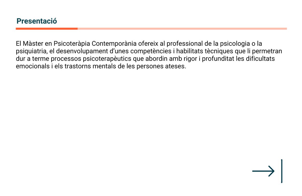 IUSalutMentalVB's tweet photo. 🆕 NOVA EDICIÓ DEL MÁSTER EN PSICOTERÀPIA PSICOANALÍTICA CONTEMPORÀNIA 🆕

ℹ️ https://t.co/1Av2aQMVJp…

✉️ docencia@fvb.cat https://t.co/NeZQnDQ6aF