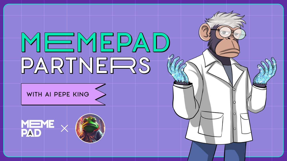 MemePadSol's tweet photo. 🌟 PARTNERSHIP ANNOUNCEMENT🌟

We are pleased to announce our partnership with @AIPepeKing, AIPEPE is looking to provide AIBOT for free to help Memepad with Customer Service 7x24 Hours promptly and accurately.

AI PEPE KING is the largest AI Meme Community on Polygon ($AIPEPE). Provide Free AI Customer Service to Web3 Projects, Free AI Web3 Know All Bot to Web3 User.

Stay tuned for more exciting updates 👀
