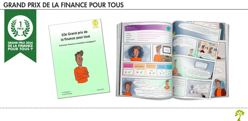 🏆 #GrandPrix2024 – 10e édition 🎂
🥳 Connaissez-vous les lauréats 2024 ?

Les étudiants ont été nombreux à répondre à la question : Comment financer la transition écologique ? 

🥇Le 𝟙𝕖 𝕡𝕣𝕚𝕩, d’une valeur de 𝟮 𝟬𝟬𝟬 € a été remis à Lina et Lyandre Bougis, respectivement