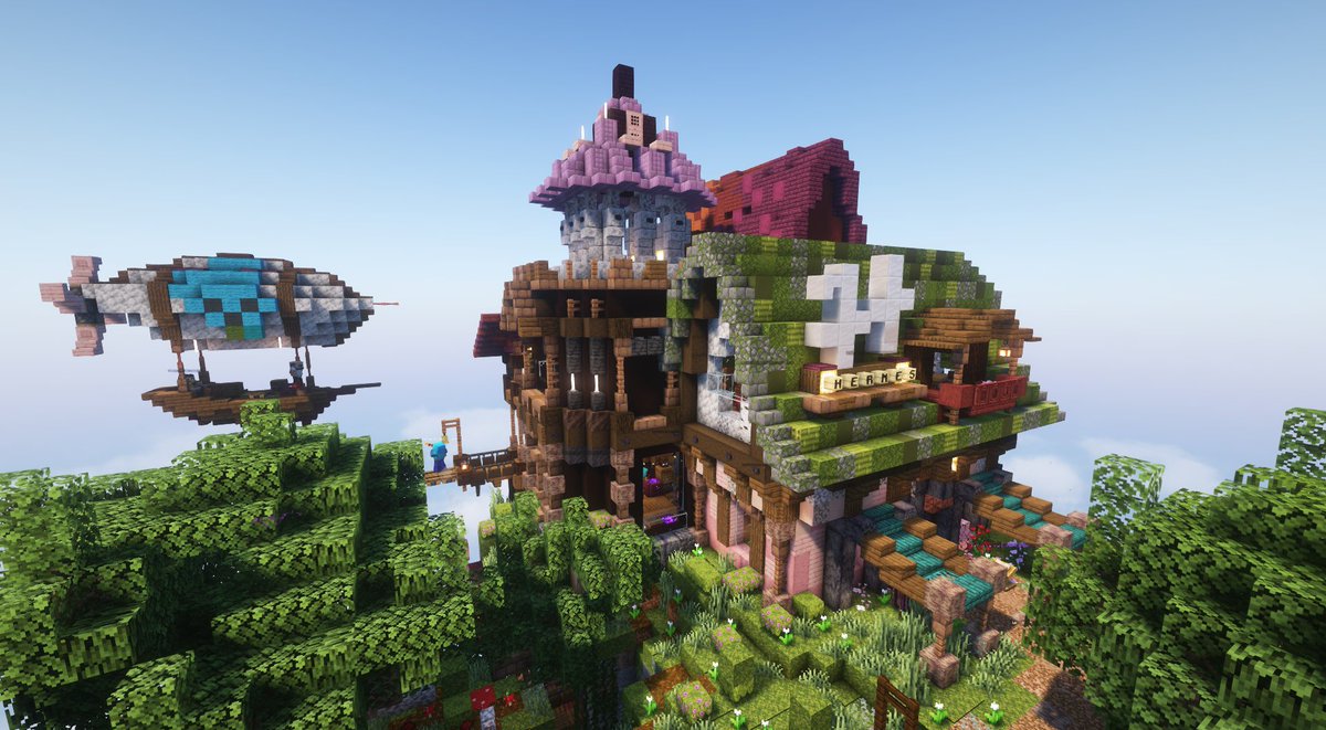 So, I won a minecraft building contest in survival.