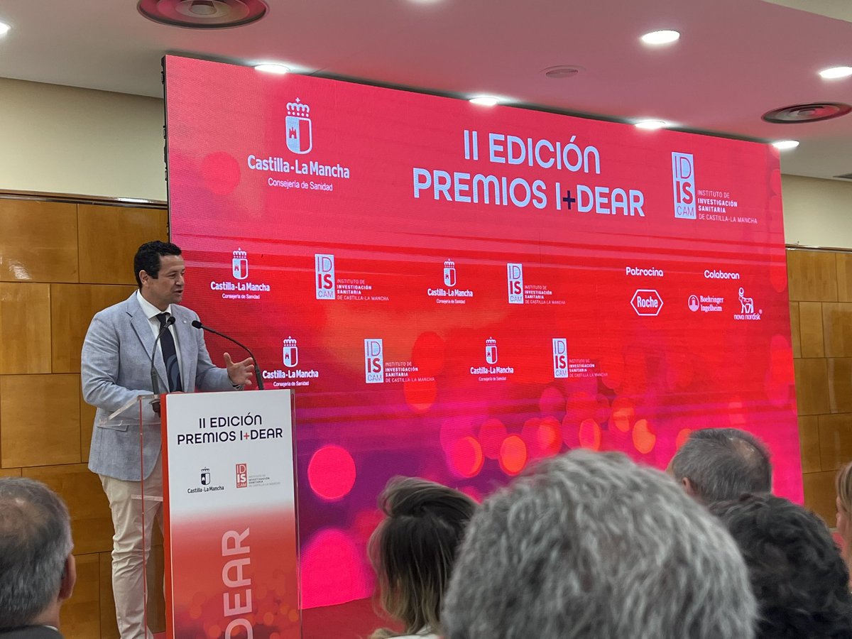 Olga Mediano (@o_mediano) on Twitter photo Arranca la II edición de los #premiosidear de la mano del Consejero de <a href="/SanidadCLM/">Sanidad CLM</a> <a href="/jfdezsanz/">Jesús Fernández Sanz</a> y el director de <a href="/idiscam/">IDISCAM</a> <a href="/manuelSDT/">Manu Sánchez</a>
Sin ciencia no hay futuro Arranca la II edición de los #premiosidear de la mano del Consejero de <a href="/SanidadCLM/">Sanidad CLM</a> <a href="/jfdezsanz/">Jesús Fernández Sanz</a> y el director de <a href="/idiscam/">IDISCAM</a> <a href="/manuelSDT/">Manu Sánchez</a>
Sin ciencia no hay futuro