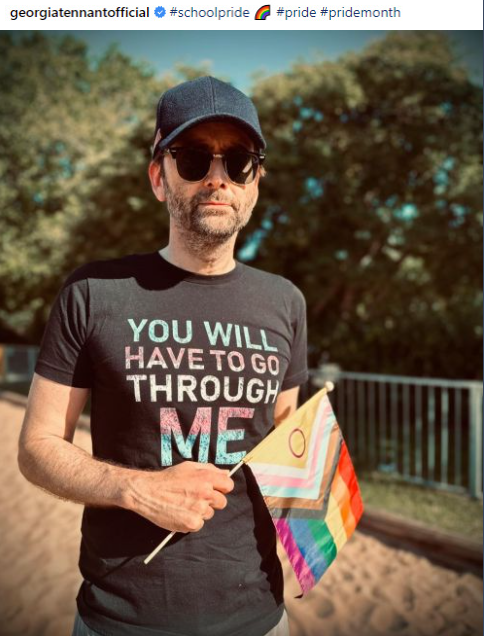 FYeahGoodOmens's tweet image. The Tennants ❤🌈#DavidTennant #GeorgiaTennant #PrideMonth