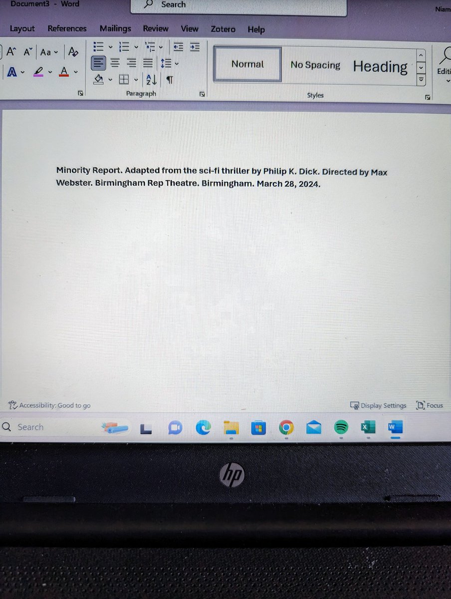 Ndfitzpatrick01's tweet photo. Tap, tap, tapping away on the keys ⌨️😁
Very excited to be writing a #production #review for #maxwebster's #adaptation of #scifi #thriller #minorityreport.
@BirminghamRep
#publication #newpublication https://t.co/cyV4lObT1Y