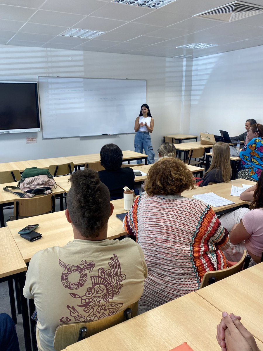 Today, our researchers Yedra Vieites Álvarez and Sara Álvarez Rodríguez shared their experiences in the Agroecology and Sustainable Food Systems course in Viseu, Portugal! 🌱🇵🇹 #Agroecology #SustainableFoodSystems #Research