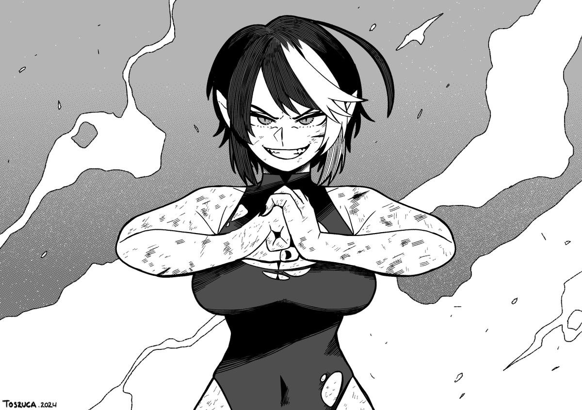 toszuca's tweet photo. having fun to drawing this @luxeini 
this is some piece that i do xD

#luxeillust #drawing #mangastyle https://t.co/6L1wnyr7iP
