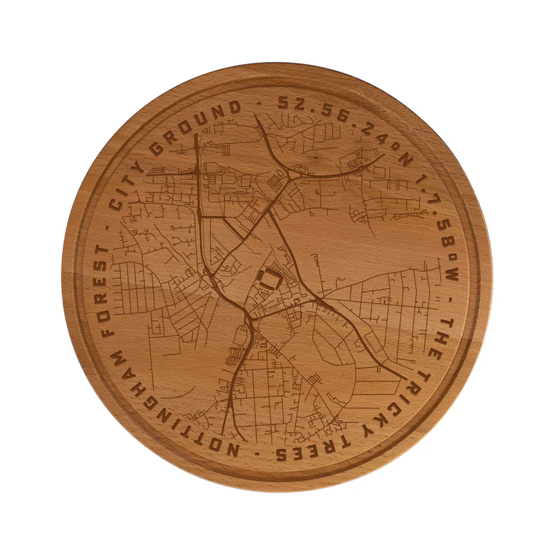 theterracestore's tweet photo. Forest fans! 🏹

The all new location chopping board is a beauty, with premium engraved branding including location map around the stadium | https://t.co/Cgr0fjgrAw

Retweet, we are giving one away #nffc https://t.co/w3vx5JEeJ5