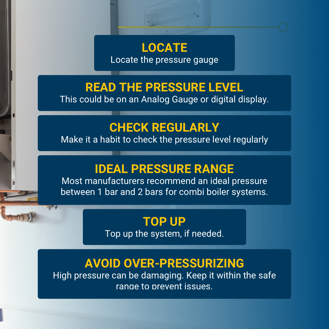 Keep on top of your appliance maintenance by regularly checking your boiler pressure 🏠​

#Straightline #TuesdayTesting #BoilerPressure