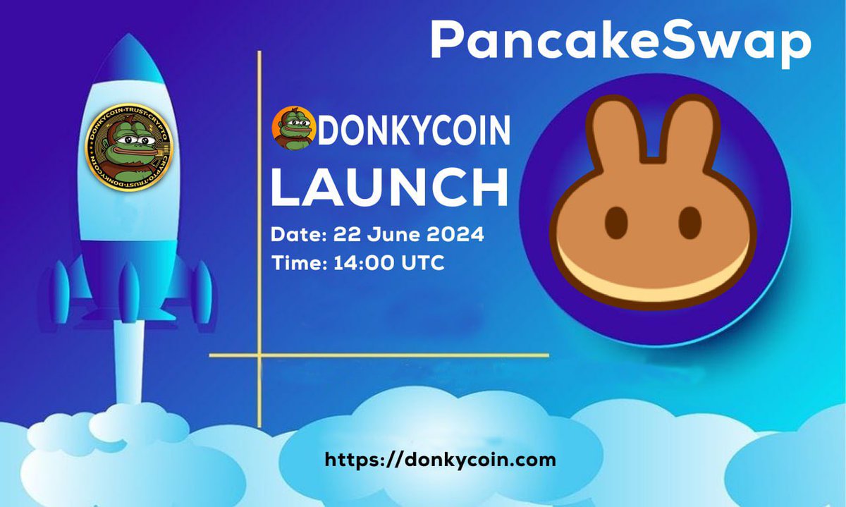 🔈ANNOUNCEMENT!🔈

Launch Details:

📆Date: June 22, 2024
🔜Time: 14:00 UTC

Ca - 0x6f4a4f14585dBE954CB84DBB3d77AAD0F2e31f9D 

PRESALE IS STILL LIVE :

pinksale.finance/launchpad/bsc/…

💻 Website 
📱 Telegram
❎ Twitter