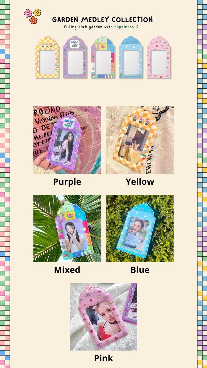 honeyjamstore's tweet photo. 👩🏻‍🌾 Garden Medley Collection 🍀
Photocard Holder Keyring

🌷Shop online: https://t.co/NxWgNWIZk0
🌷10% 𝖮𝖿𝖿 𝖿𝗈𝗋 𝖭𝖤𝖶 𝖬𝖾𝗆𝖻𝖾𝗋𝗌
🧚🏻‍♀️新會員可享全店9折優惠

#허니잼 #허니잼Honeyjam #honeyjam 
kpopcardholder photocard poca kpop pocaholder photocardholder toploader cardtoploder tradingcard polaroid merch Album Pop up store CollectBook 앨범 콜렉트북 포토카드 포토홀더 포카홀더 카드홀더 키링 증명사진 샤이니 뉴진스 인생네컷 키링홀더 슈퍼주니어 스키즈 아이브 트레저 몬스타엑스 레드벨벳 투바투 동방신기 베이비몬스터 마마무 여자아이들 StrayKids ENHYPEN NCT DREAM DAY6 NMIXX TXT LUN8 CHUU Seventeen SHINEE ZB1 BLACKPINK NCT WISH 127 KAKAO JAPAN KOREA LESSERAFIM ILLIT BABYMONSTER EXO GIDLE TWS VIVIZ AESPA SF9 SKZOO BOYNEXTDOOR BTS RIIZE Jungkook 정국 JENNIE Lisa STAYC TWS NewJeans RIIZE aespa