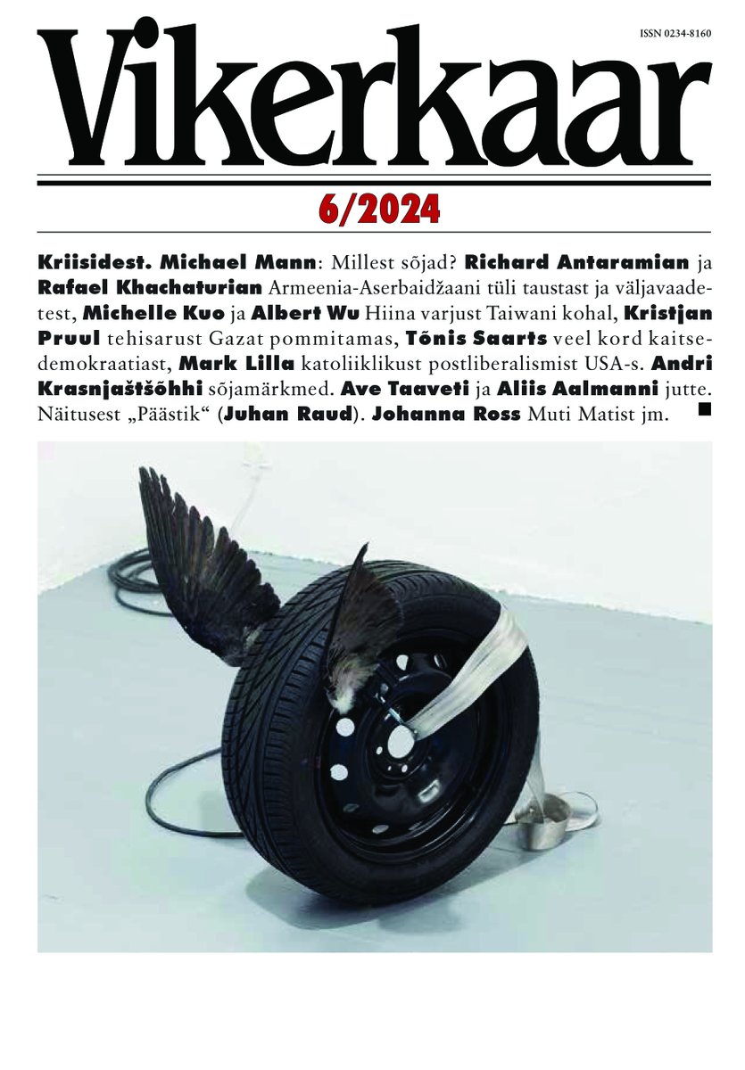 Maailma kriisidest: Mägi-Karabahhia, Gaza, Taiwan, Ukraina. Millest sõjad? Kaitsedemokraatia. Katoliiklik "postliberalism".