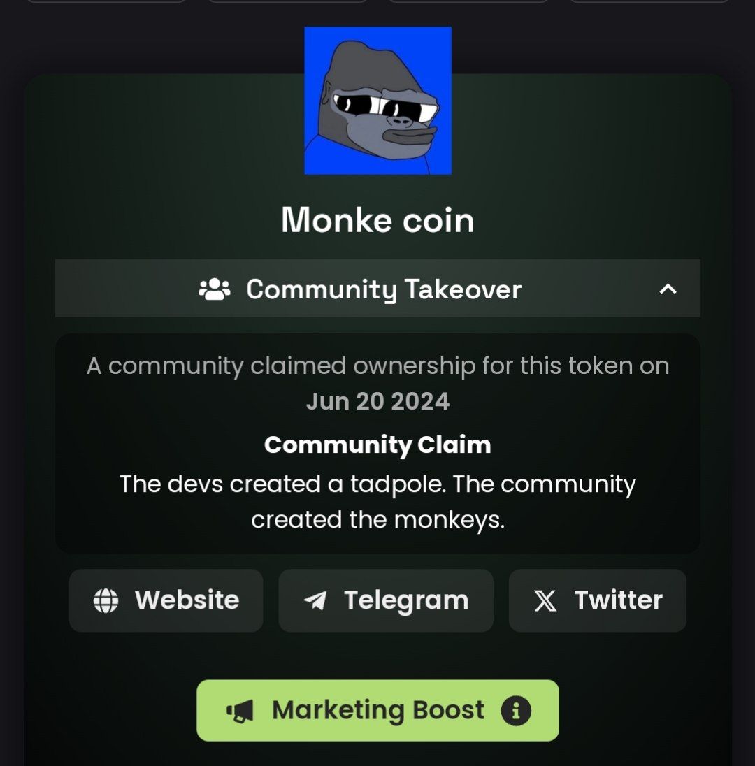 Monke CTO (@MonkeCoinCTO) / Posts / X