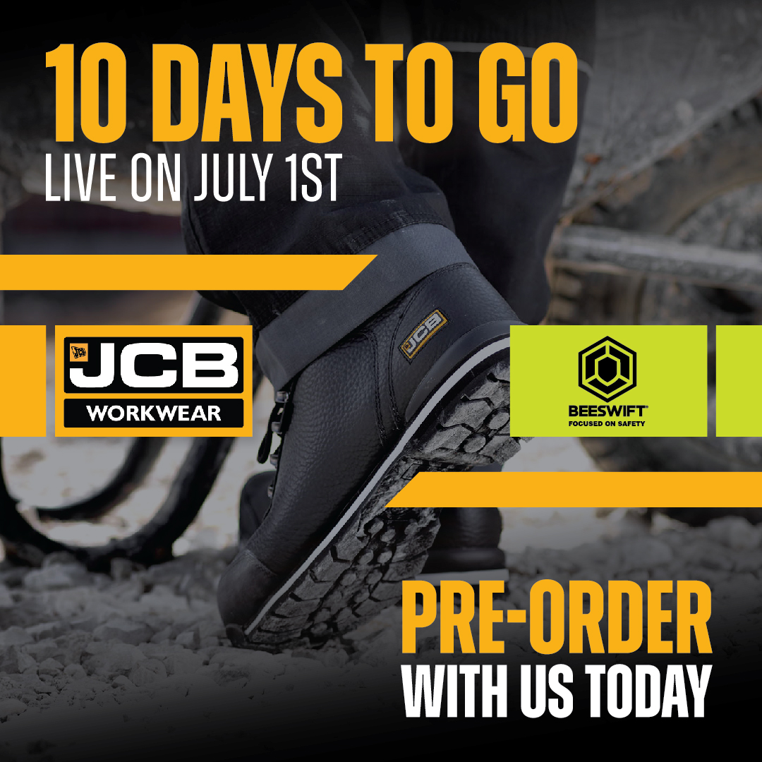 BEESWIFT (@beeswiftltd) on Twitter photo ⏰ Countdown Alert! ⏰
Only 10 days left before we go live with JCB Workwear from Birmingham!
We are excited to announce that pre-orders are NOW OPEN for retailers and distributors.
Contact us below to make your reservations.
📧 jcbworkwear@beeswift.com
📞 0121 524 2313 ⏰ Countdown Alert! ⏰
Only 10 days left before we go live with JCB Workwear from Birmingham!
We are excited to announce that pre-orders are NOW OPEN for retailers and distributors.
Contact us below to make your reservations.
📧 jcbworkwear@beeswift.com
📞 0121 524 2313