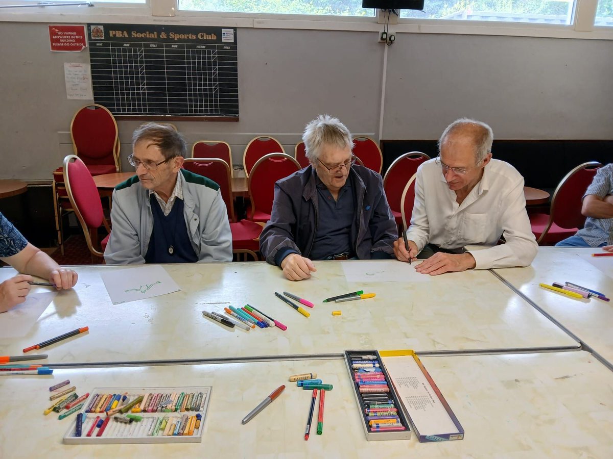 bristolstroke's tweet photo. Our Potway Group yesterday had a really lovely session with Dr Nigel Smith on the Altered Body perception animation!

#stroke
#strokegroup
#bristol
#southglos https://t.co/dl713CBgO6