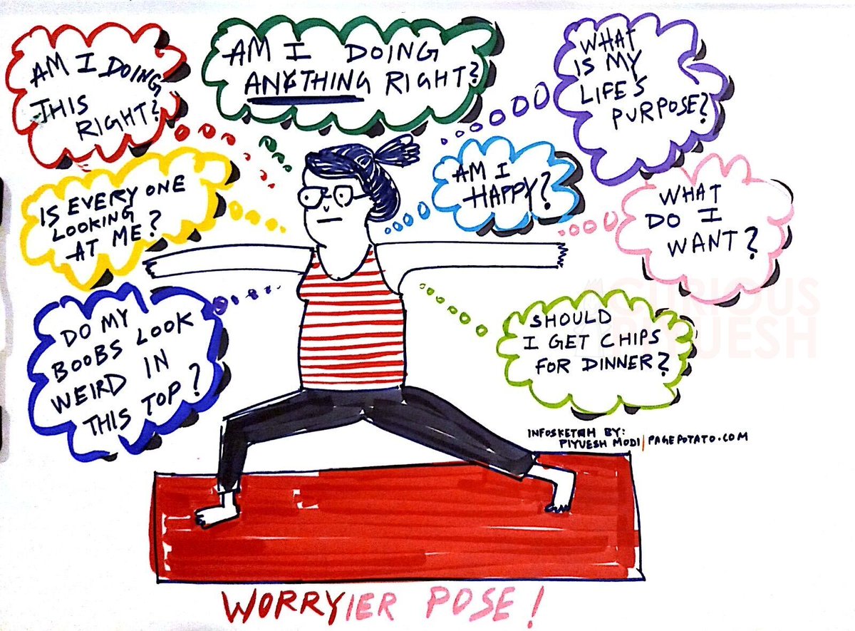 Wishing you all a very Happy International Yoga Day with this most practiced WORRYier pose 😄

#internationalyogaday