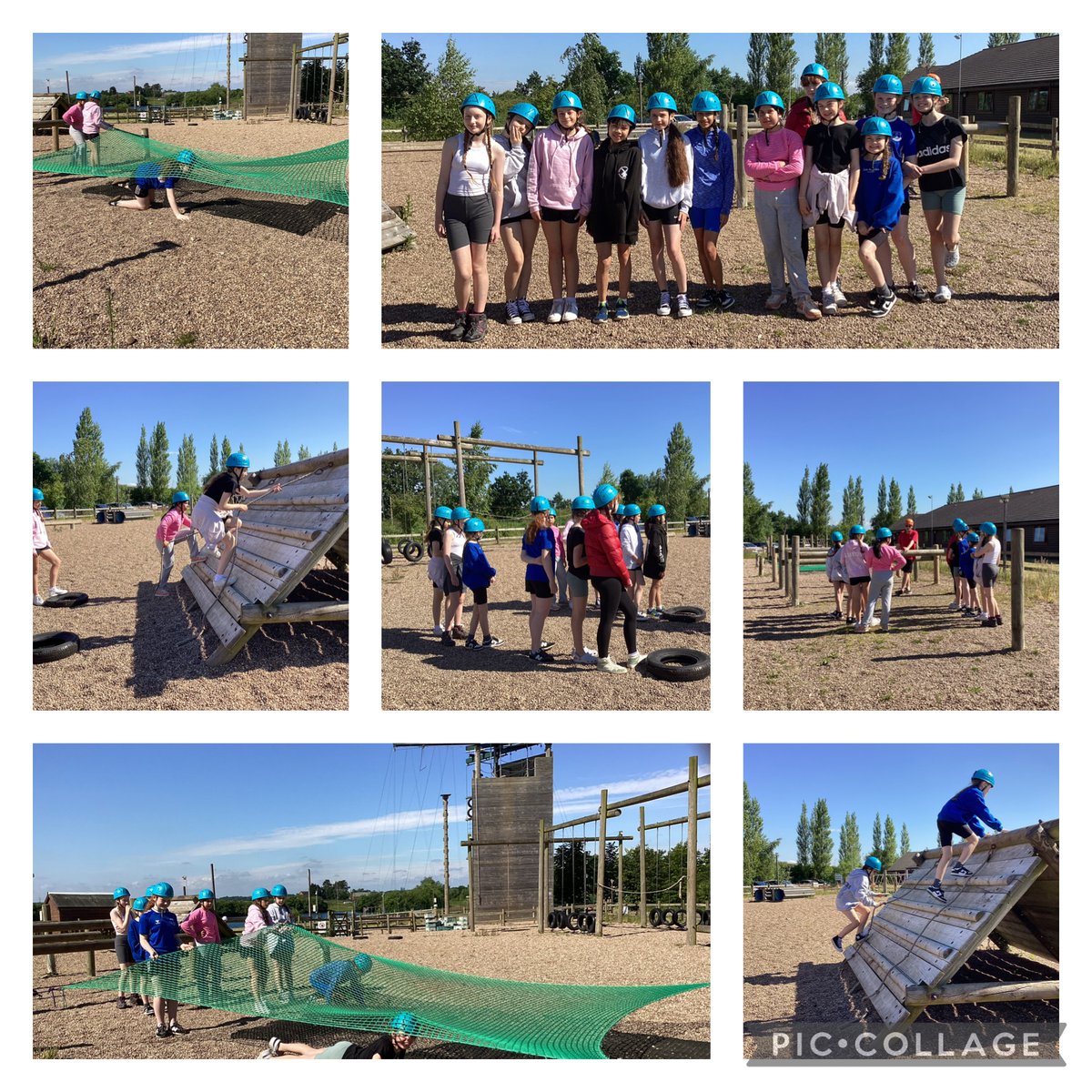 HBJSCH63's tweet image. Last activity for group 5! The Challenge Course. We’ve had such a great few days, they have all been superstars, great fun, supporting each other and learning news things! Well done girls 👏👏👏 #group5 #5star #hbjs