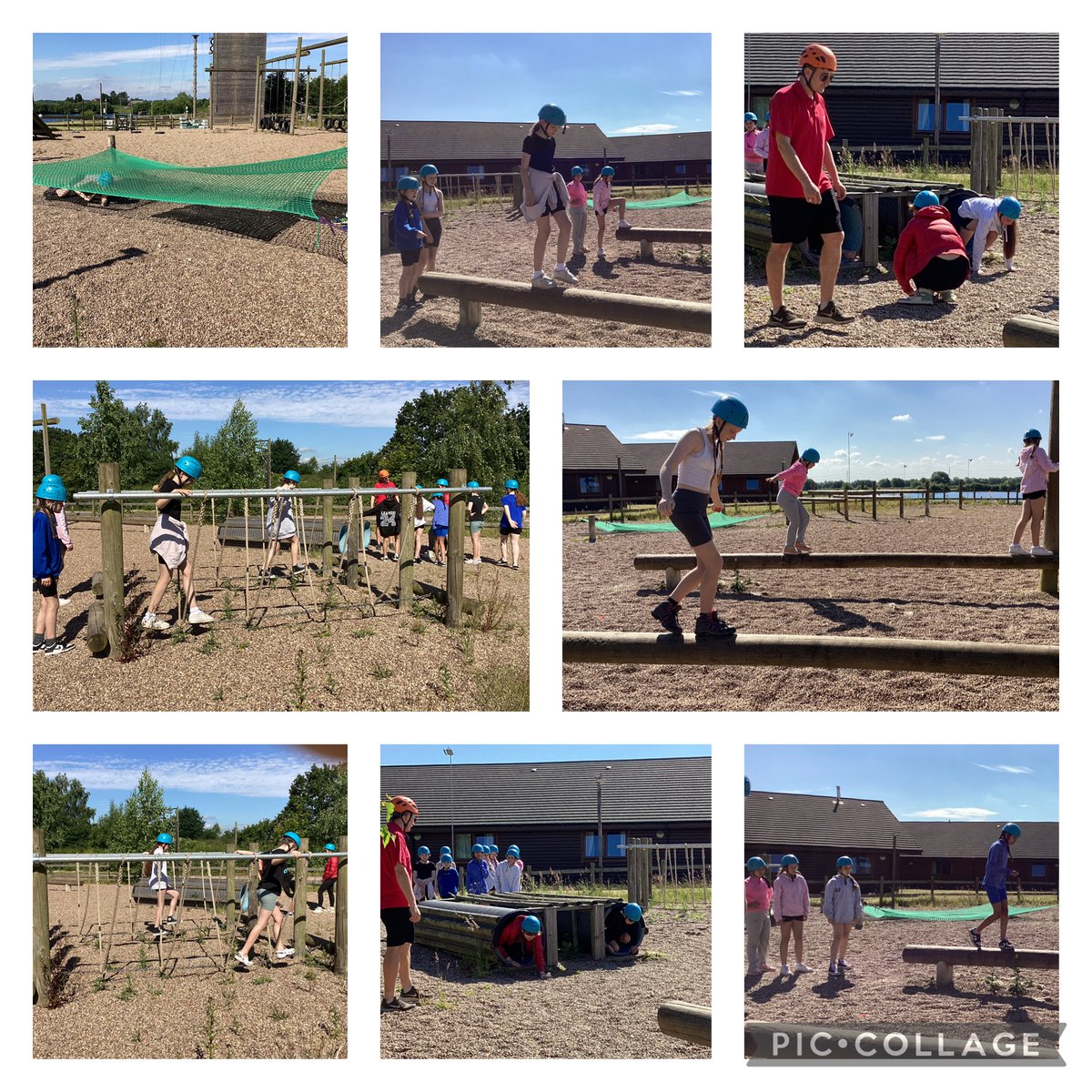 HBJSCH63's tweet image. Last activity for group 5! The Challenge Course. We’ve had such a great few days, they have all been superstars, great fun, supporting each other and learning news things! Well done girls 👏👏👏 #group5 #5star #hbjs