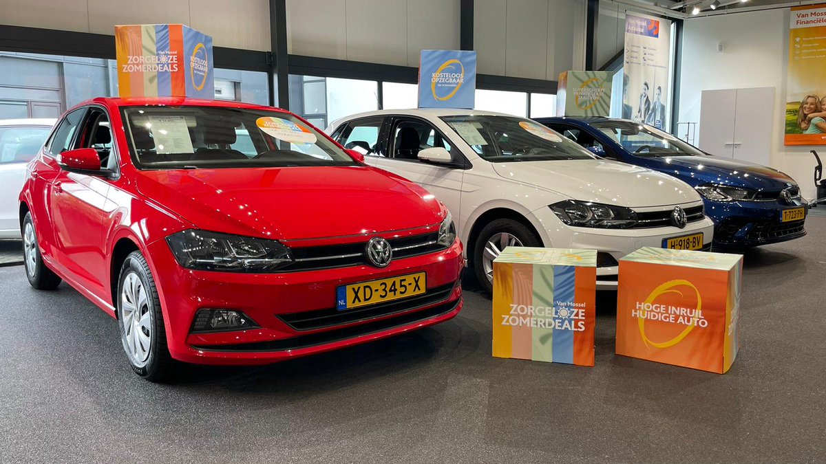 ℤ𝕆ℝ𝔾𝔼𝕃☀️ℤ𝔼 ℤ𝕆𝕄𝔼ℝ𝔻𝔼𝔸𝕃𝕊!
✅ Superscherpe private lease tarieven
✅ Na 12 maanden kosteloos opzegbaar
✅ Hoge inruil op je huidige auto

Bekijk ons aanbod op bit.ly/45xbX6P