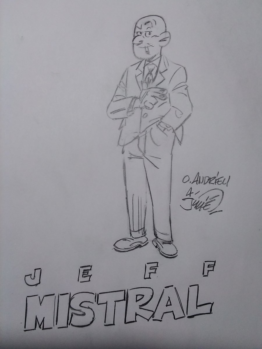 Olivier Andrieu (@oliviera_perso) on Twitter photo Premières ébauches graphiques par Alain Julié pour le personnages de <a href="/jeffmistral1/">jeffmistral</a>. Il a déjà pas mal évolué depuis... :)
Pour contribuer au projet, c'est toujours ici : fr.ulule.com/jeff-mistral/ Premières ébauches graphiques par Alain Julié pour le personnages de <a href="/jeffmistral1/">jeffmistral</a>. Il a déjà pas mal évolué depuis... :)
Pour contribuer au projet, c'est toujours ici : fr.ulule.com/jeff-mistral/
