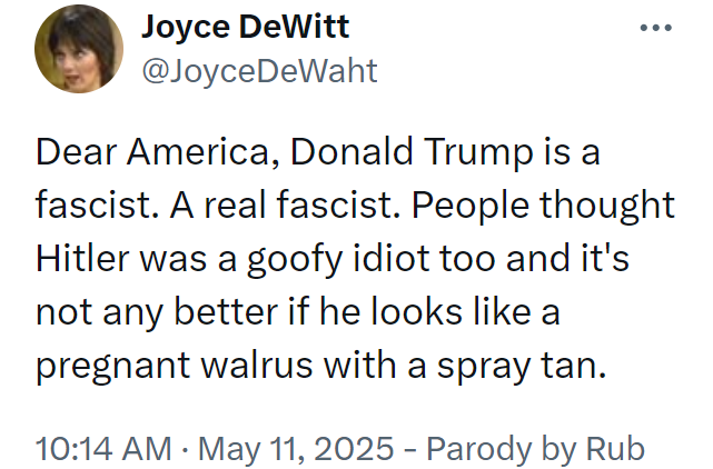 boobooskdoo's tweet photo. 🤣🤣🤣 I love Joyce DeWitt. And she's totally not wrong here. 🙄 https://t.co/Ljp5WraIIS