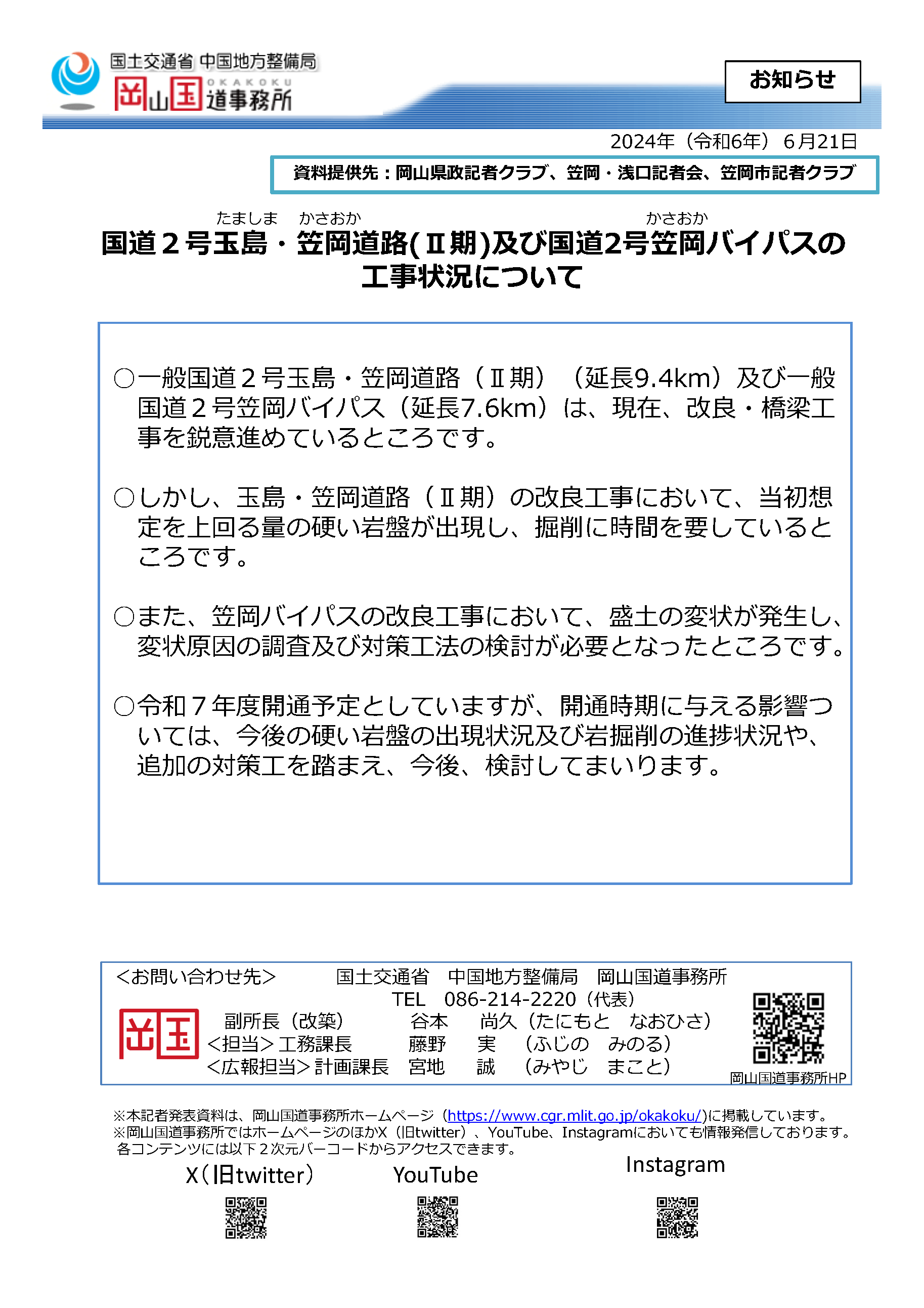おかやまの道路2024 - 岡山県ホームページ（道路建設課）