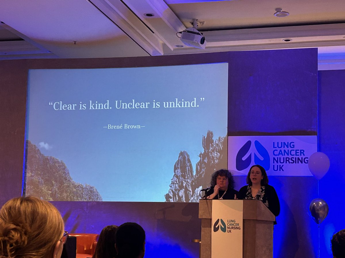 Inspirational and brilliant presentation about breaking bad news well from diagnosis to end of life. #lcnuk2024 <a href="/meso_sheffield/">Mesothelioma UK Research Centre - Sheffield</a>