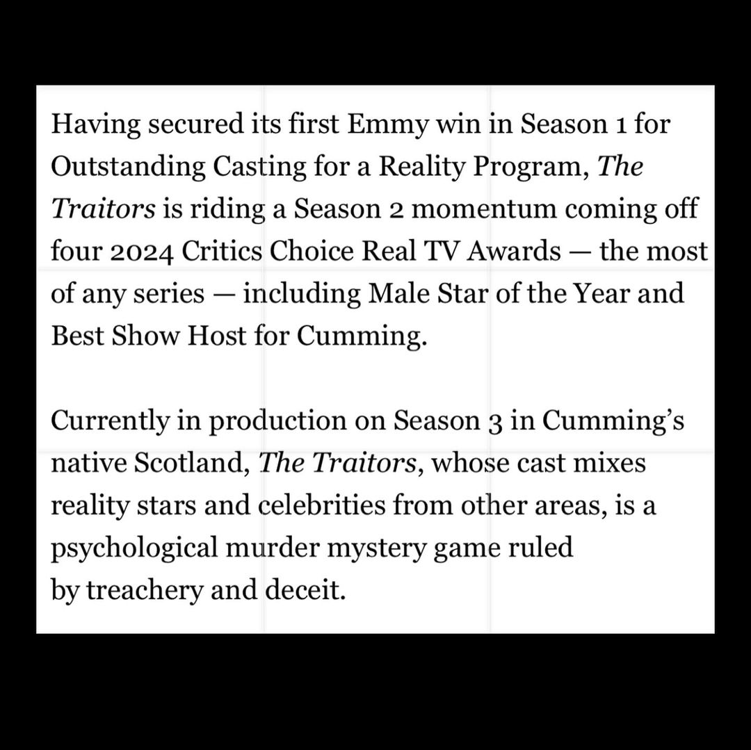 Alan Cumming OBE (@alan_cumming_ob) on Twitter photo I’m so excited to have inked this deal! Thanks to my ten per centers I’ll hopefully be helming some exciting prods!! But seriously, this is great. Thanks <a href="/nbcuniversal/">NBCUniversal</a> for being so supportive and not traitorous! I’m so excited to have inked this deal! Thanks to my ten per centers I’ll hopefully be helming some exciting prods!! But seriously, this is great. Thanks <a href="/nbcuniversal/">NBCUniversal</a> for being so supportive and not traitorous!