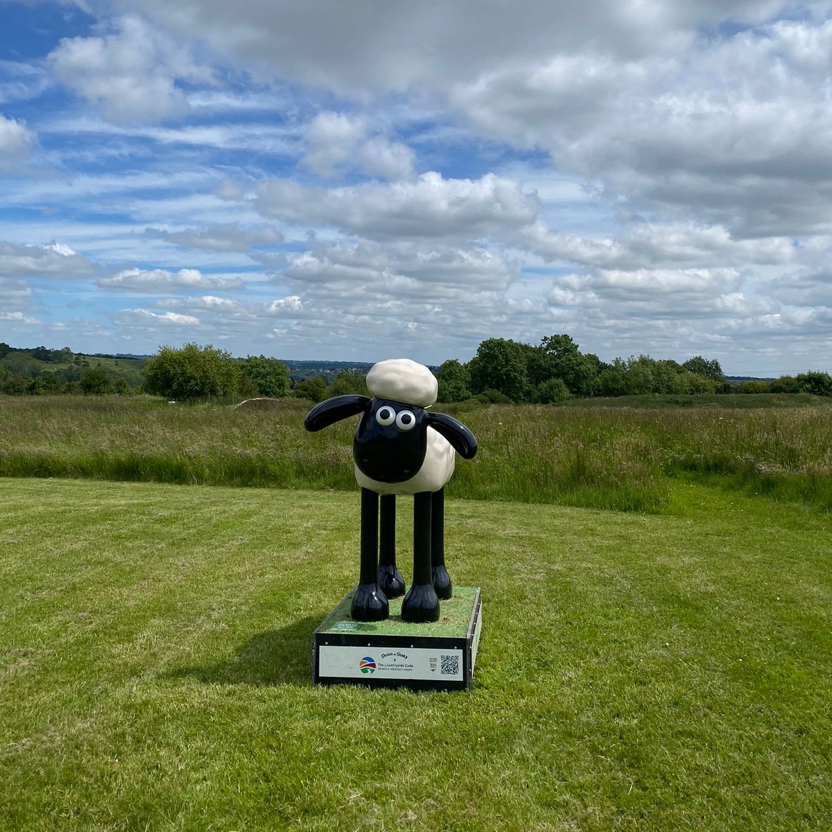 Shaun's arrived! The <a href="/TheCoCodeNE/">The Countryside Code</a> new campaign offers guidance on how to Respect, Project and Enjoy our wild spaces. Why not snap a picture with Shaun at Tinkley and for more info, view the #CountrysideCode video with their latest Ambassador! youtube.com/watch?v=_IGXzK…