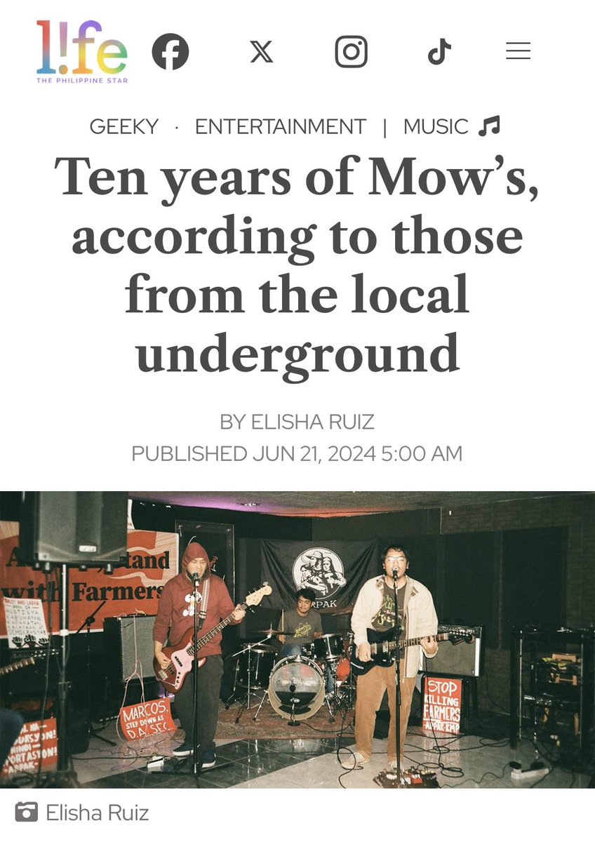 happy ten years Mow’s + rare geeks trio with mannydentikit cover photo ahaha

philstarlife.com/geeky/680334-m…