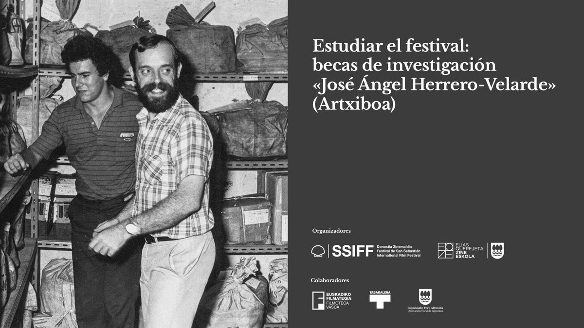 sansebastianfes's tweet photo. #Artxiboa 🔎 Este sábado (22 de junio), no te pierdas en @tabakalera la jornada pública que incluirá la presentación de las primeras investigaciones de las becas y la proyección de ‘El acorazado Potemkin’. 
🌐 https://t.co/z0GMEYLPss 

PROGRAMA:

🕔 17:00 - Seminario 'Estudiar el Festival: Becas de investigación José Ángel Herrero-Velarde'. Irati Crespo (@IratiC9, coordinadora de Artxiboa), introducirá las ponencias de @felipecabrerizo, @neusabate y Endika Rey (@Michi_Panero), quienes socializarán por primera vez los resultados de las investigaciones de la primera convocatoria de la beca.

✅ Solicita tu invitación en: https://t.co/AgnFjhIiNp 

🕖 19:00 - Proyección de 'El acorazado Potemkin' (Sergei Eisenstein, 1925), con presentación de @felipecabrerizo. 
🎟️ Venta de entradas: https://t.co/uyqgE1E6K8