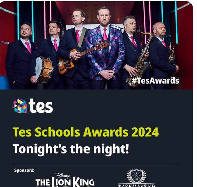 Good luck to <a href="/HandforthGrange/">Handforth Grange</a> shortlisted for Primary School of the Year and  <a href="/EarlyLifeGroup/">Early Life Group</a> based <a href="/TheEPCollege/">The Ellesmere Port CE College</a> shortlisted for The Tim Brighouse Community Engagement Initiative of the Year . Enjoy your evening <a href="/FFEduTrust/">Frank Field Education Trust</a> <a href="/tomquinnFFET/">Tom Quinn</a> <a href="/mrsfinch2016/">Sam</a> #BeMore