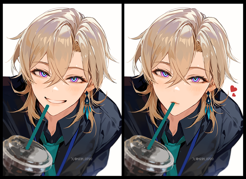 ☀️It's so hot! Can I have a sip? doctor💕
☀️너무 더워! 나 한입만 교수 양반💕
#Aventurine #어벤츄린 #ratiorine #레이츄린
