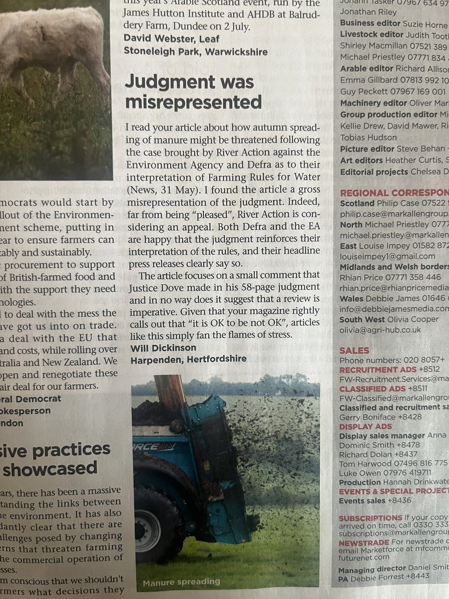 Autumn spreading of manure is vital to #soilhealth and good farm management.