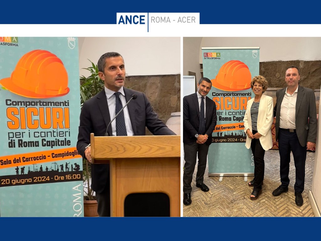 🔵 “Comportamenti sicuri per i #cantieri di #Roma Capitale”. Il Presidente #Ciucci alla presentazione del progetto in Campidoglio: “#Contratto collettivo dell’#edilizia miglior antidoto per preservare la #sicurezza”

L'approfondimento 🔻
acerweb.it/comportamenti-…