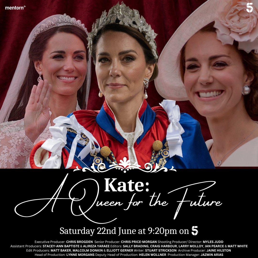 Kate represents the future of our country and the changing face of the monarchy, but what will it mean when she finally becomes Queen Consort? And how will it affect the way she carries out her royal duties?

Kate: A Queen for the Future, airs tonight at 9:20pm on <a href="/channel5_tv/">Channel 5</a>