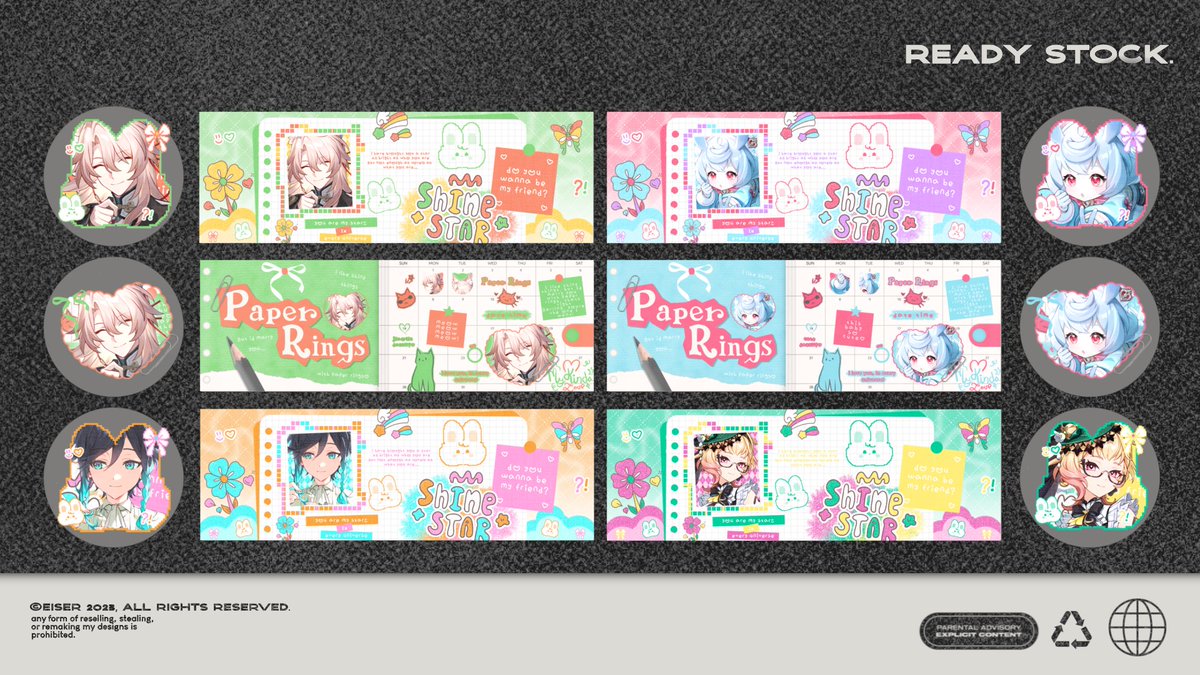 e354429w's tweet image. A repost will be very appreciated.

Selamat sore. Saya bawa layout ready stock Impact-impactan seperti di bawah yang bisa di take jam 19.00 WIB. Pricenya tertera di ALT ya. Get ava PNG only &amp;amp; untuk payment bisa menggunakan Qris. 

#zonauang #zonaba