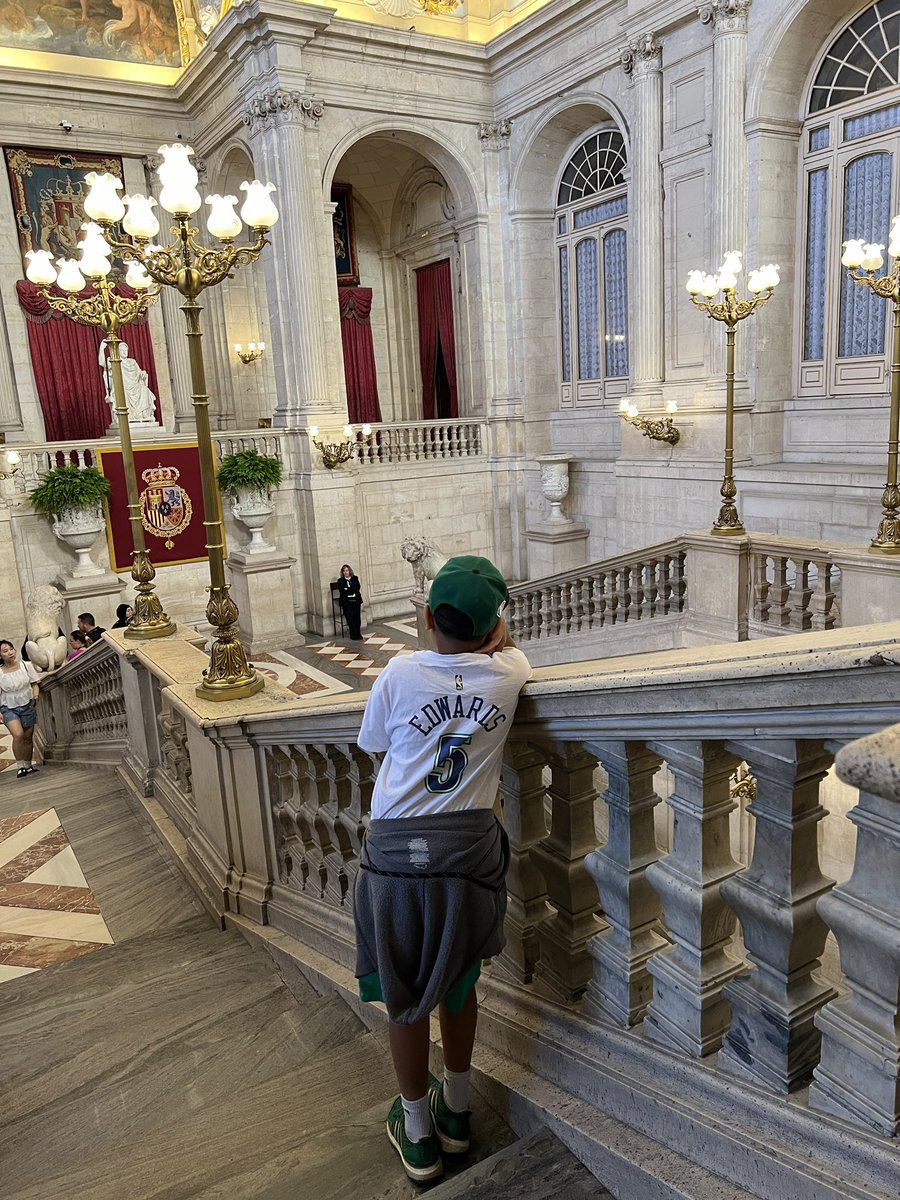 DKhanMD's tweet photo. @theantedwards_ Ant Man taking over the Royal Palace of Madrid! https://t.co/0JW88xtL9Q
