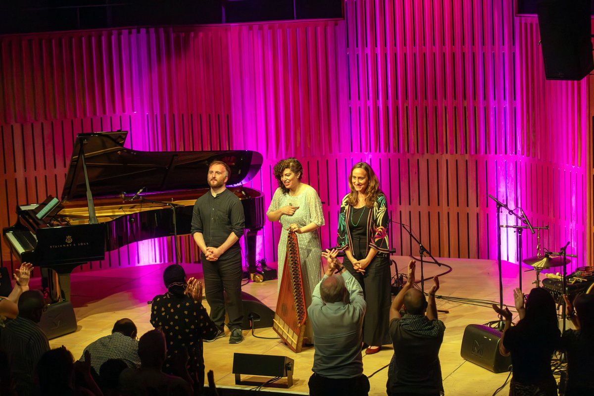 simongodley's tweet photo. Live review of @Mayaqanun and Thanda Gumede at @Howard_Assembly last night. A truly wonderful celebration of World Refugee Day. Read about it on @godisinthetv https://t.co/VilfcwYRU6 https://t.co/MG3lhMwbTd