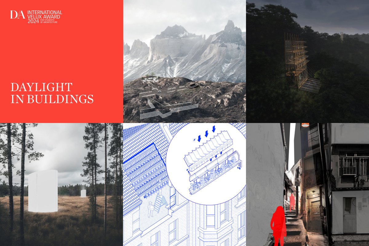 THE INTERNATIONAL VELUX AWARD 2024 ANNOUNCES TEN REGIONAL WINNERS.
The International VELUX Award jury selected ten regional winners from the 468 submitted projects, from 220 school of architecture around the world. 
daylightandarchitecture.com/news/the-inter…
#daylightinarchitecture