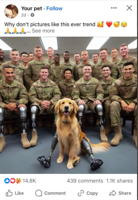 Insane Facebook AI slop (@facebookaislop) on Twitter photo 