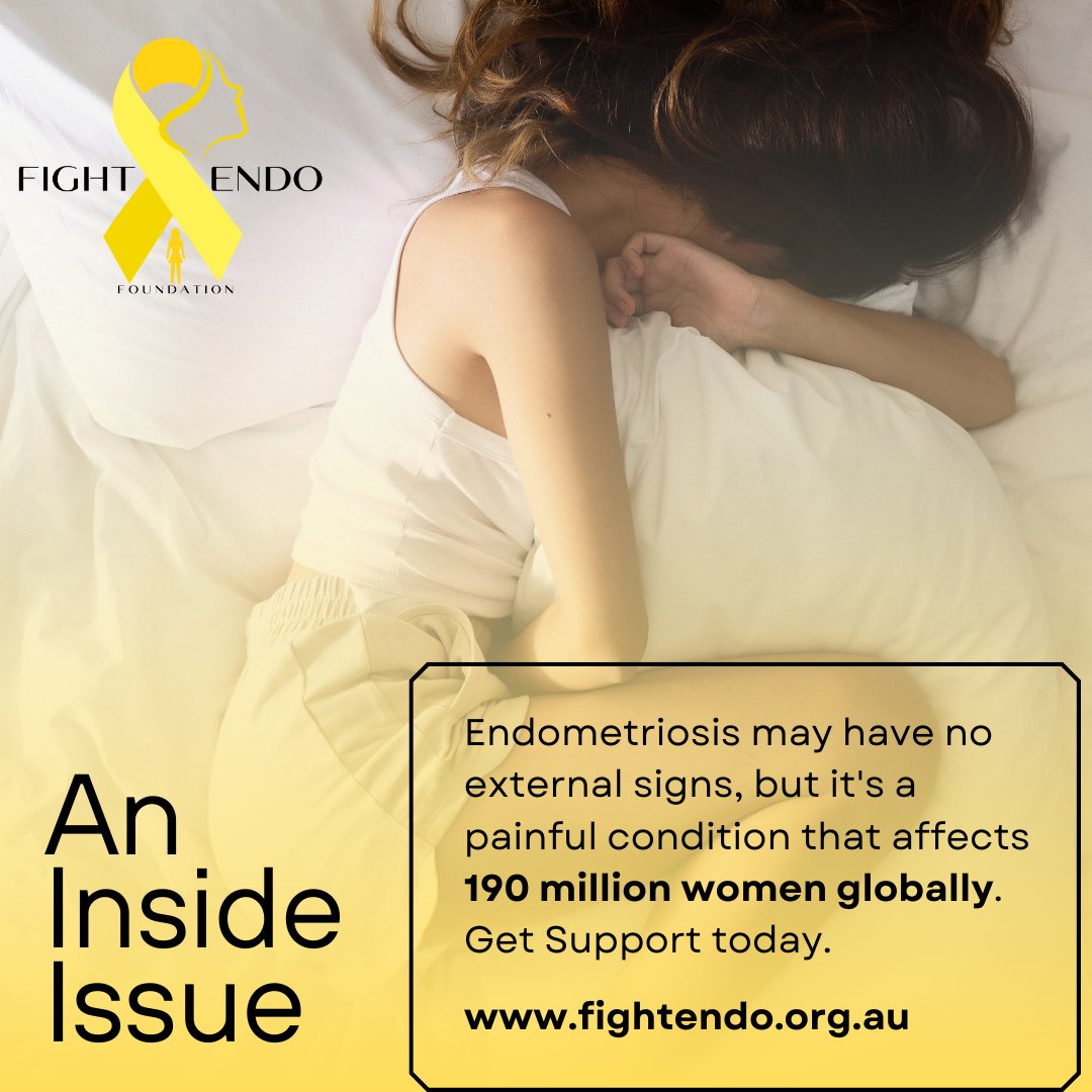 EndoFoundation1's tweet photo. Have you checked in on your ENDO sisters today? Every bit of support helps 💛

#fightendo #australia #educational #yellow #YellowRibbon #debilitating #sisterhood #uterus #teamfightendo #yellowribbon #circlethepurple #endoflife #endo #womenshealth #WomensHealth #endosucks https://t.co/obMhb5sZyN