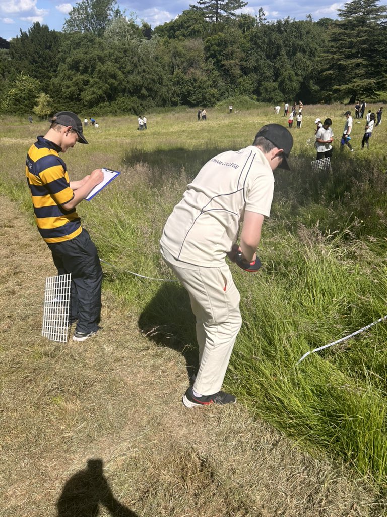 ElthamCSTEM's tweet photo. Y9 Biologists estimating daisy populations 🌼🌻🌸!?

#ecology
#quadrat
#isthatadaisy https://t.co/w2JZx2R2vt